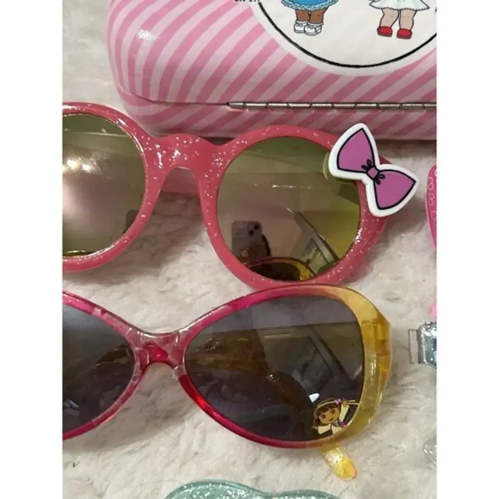 Girls Sunglasses‎ Lot Of Five With Case